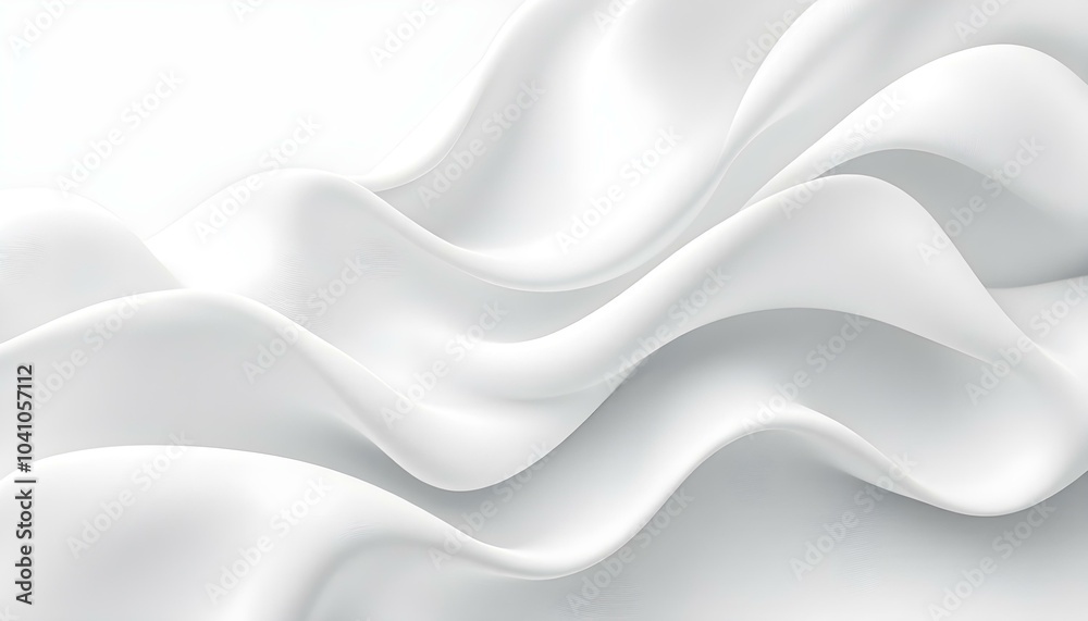 Poster white wave plaster texture light modern abstract background. white gray satin texture that is white 