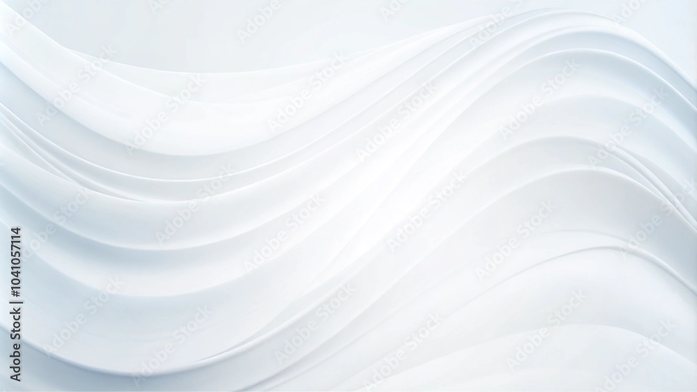 Poster white wave plaster texture light modern abstract background. white gray satin texture that is white 