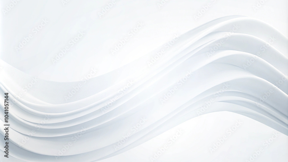Poster white wave plaster texture light modern abstract background. white gray satin texture that is white 