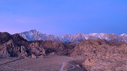 Naklejka premium snow covered mountains