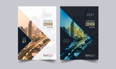 Corporate Annual Report Cover Design Template 2