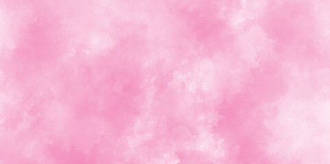 Abstract grainy fantasy smooth light pink watercolor paper texture with clouds, Grunge background frame Soft pink paper texture, pink watercolor background abstract texture with stains.	