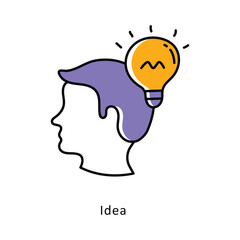 Idea isometric stock illustration. EPS File stock illustration