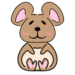 Fototapeta premium Brown Mouse 