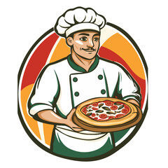 Italian pizza chef