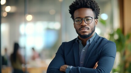 Obraz premium Black employee encountering office microaggressions, illustrating the challenges of workplace bias
