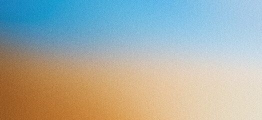 Grainy gradient background fading from blue at the top to orange at the bottom