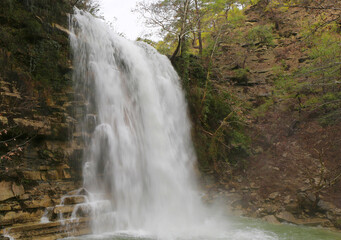 Famous Simit Waterfalls  in Aladag, Adana, Turkey