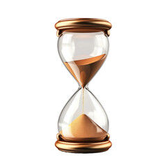 hourglass isolated on a white transparent background