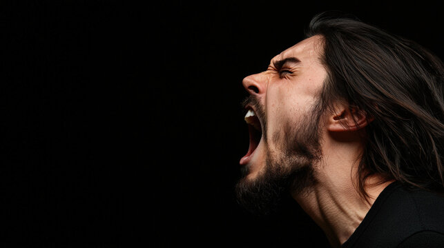 Angry Man Profile Images – Browse 10,804 Stock Photos, Vectors, and ...