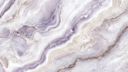 White and purple marble texture with swirls and veins.