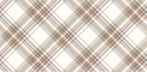 Vector checkered pattern. Tartan, textured seamless twill for flannel shirts, duvet covers, other autumn winter textile mills. Vector Format