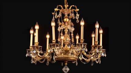 Ornate 18th Century French Crystal Chandelier