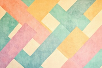 Fototapeta premium Multicolored geometric pattern