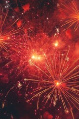 Obraz premium Fireworks in Sky