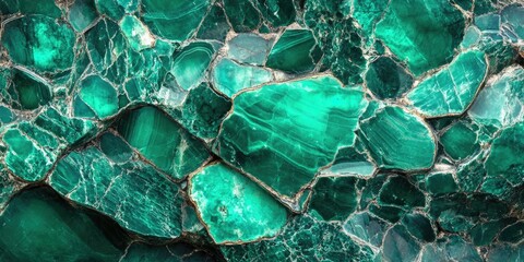 Green stone wall