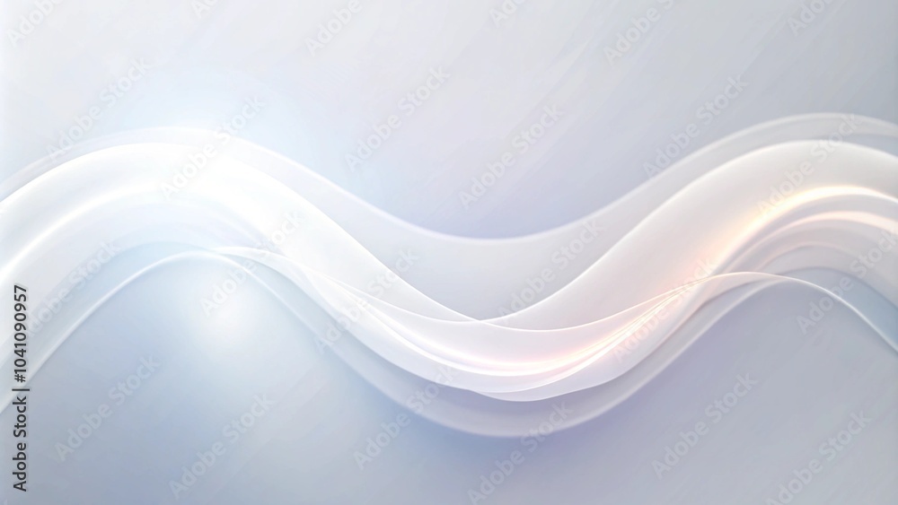 Aufkleber abstract background with smooth lines in white and gray colors. Abstract white and light gray wave modern soft luxury texture with smooth and clean vector subtle background.