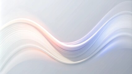 Fototapeta premium abstract background with smooth lines in white and gray colors. Abstract white and light gray wave modern soft luxury texture with smooth and clean vector subtle background.