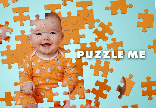 Smart layer puzzle effect, generative ai example images used