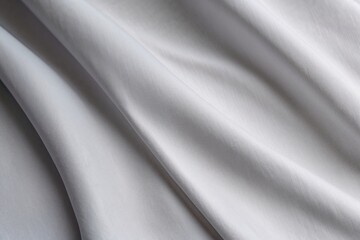 Fototapeta premium Light gray plain fabric background.