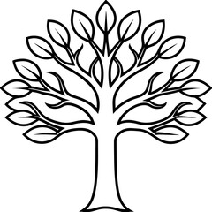 tree silhouette vector