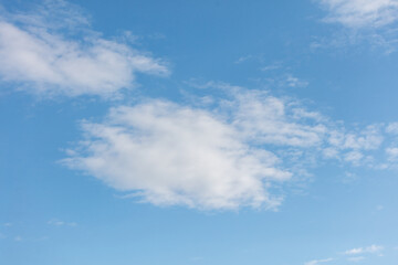 Clouds in the sky as a background