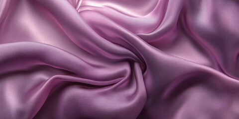 Obraz premium Purple Silk Fabric Close-Up