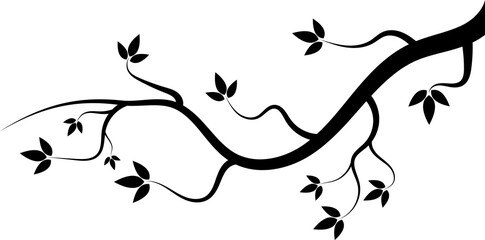 tree branch vector ilustration design template
