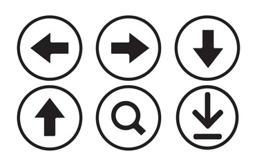 Arrows big black set icons . Arrow vector collection. Arrow. Cursor. Modern simple arrows. Vector illustration eps 10