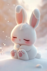 Fototapeta premium cute bunny