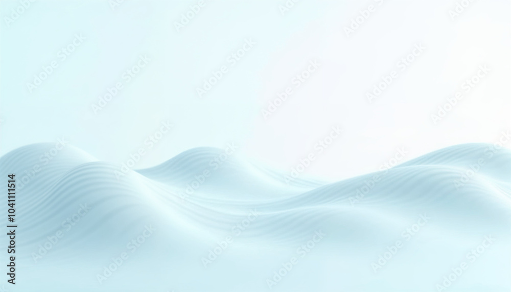 Aufkleber Abstract blue background with smooth wave. Simple soft blue wavy vector. Modern clean gradient design. Minimal light blue graphic pattern. abstract soft blue background with smooth lines and waves 