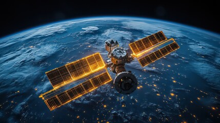 5G networks enhanced by satellite integration, bringing high-speed internet to remote areas