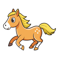 horse cartoon illustration