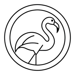flamingo vector illustration