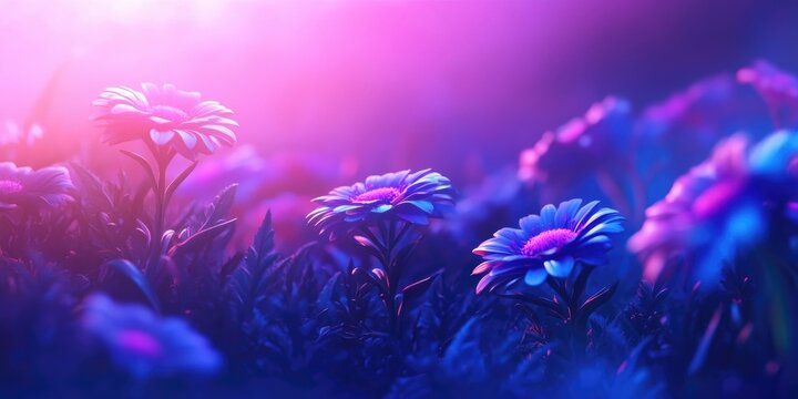 A close-up view of cape marguerite flowers illuminated by bright sunlight, featuring a softly blurred backdrop