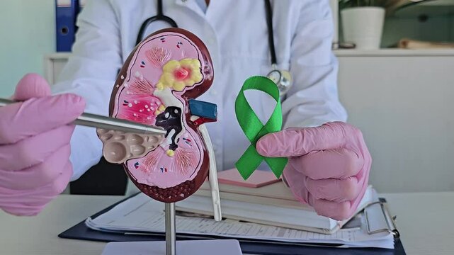 Diagnostics and treatment of clear cell renal oncology and green ribbon