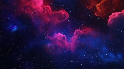 3D cartoon rendering of a colorful starry night sky with a star field background and a textured outer space backdrop
