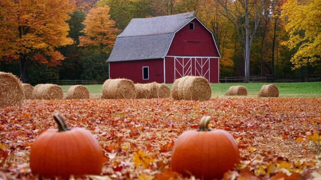 Farmscape in autumn