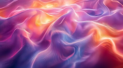 Fototapeta premium Colorful 3D Holographic Liquid Background Design