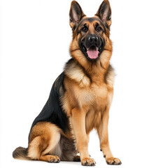 German Shepherd Isolated