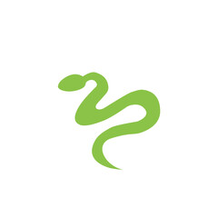 green snake vector
