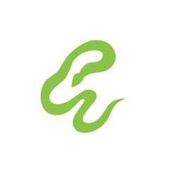 green snake vector