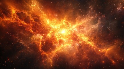 Nice background resembling plasma from space in 3D cartoon rendering