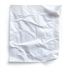 Obraz premium White Paper Napkin Isolated