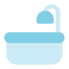 bathub icon for illustration