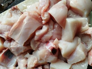 Raw Bresse chicken meat is the most testier food item in the world. Different parts of chicken...