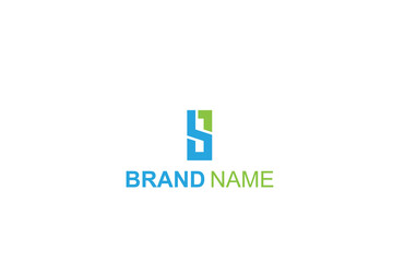 Letter Sd or ds logo design