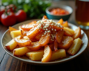 Zdjęcia kuchennego jedzenia. Pięknie udekorowane potrawy w profesionalnym oświatleniu i tradycyjnym otoczeniu.    
