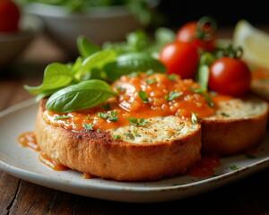 Zdjęcia kuchennego jedzenia. Pięknie udekorowane potrawy w profesionalnym oświatleniu i tradycyjnym otoczeniu.    