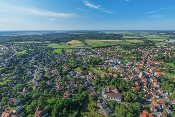 Ausblick auf den Naturpark Frankenhöhe rund um Schillingsfürst 